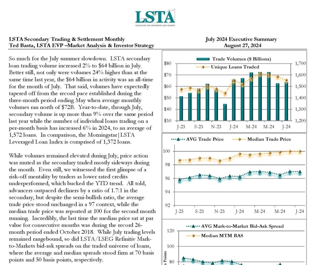 0724_LSTA Secondary Trading Settlement Monthly 2