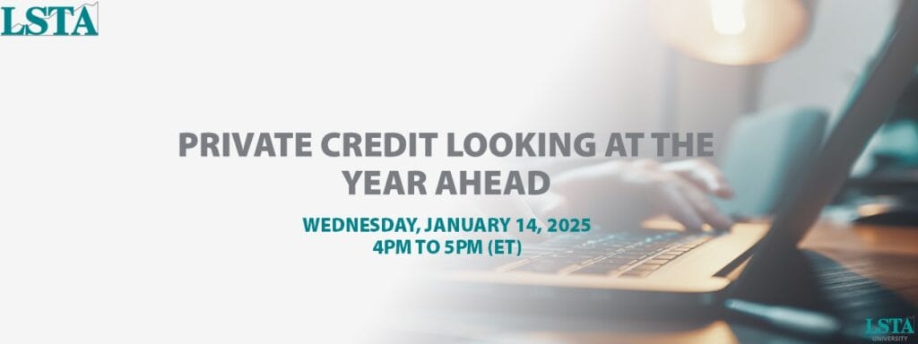 Private Credit Looking at the Year Ahead