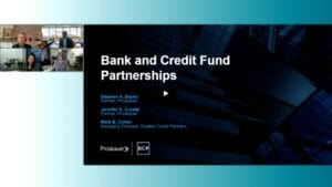 Bank and Credit Fund Partnerships (Replay)