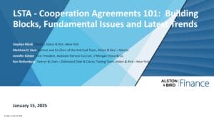 Banner Cooperation Agreements 101 (January 15 2025)